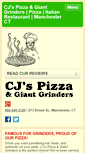 Mobile Screenshot of cjspizzact.com